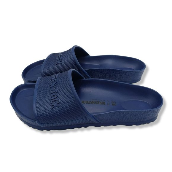 Birkenstock Barbados EVA Slide Sandals Womens US 7 EUR 38 Navy Blue Waterproof - Picture 6 of 9